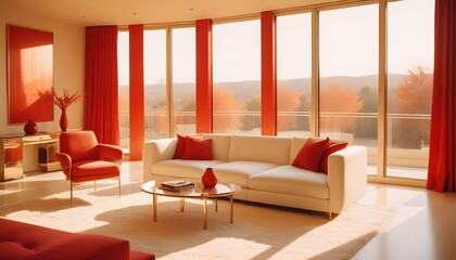 Photo interior modern design room 3d illustration