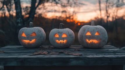 The Halloween Pumpkin Display