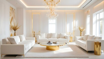 Photo interior modern design room 3d illustration