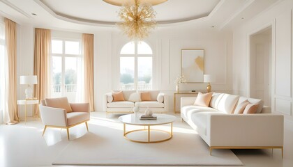 Photo interior modern design room 3d illustration