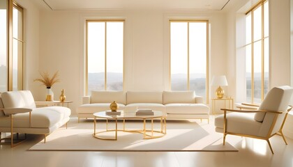 Photo interior modern design room 3d illustration