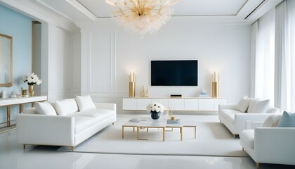 Photo interior modern design room 3d illustration