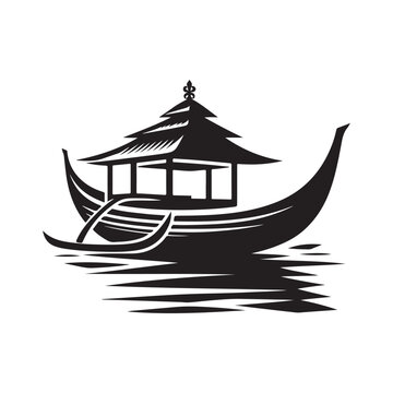 recommend clip art: Sampan Silhouette Vector Illustrations – Download High-Quality Graphics
