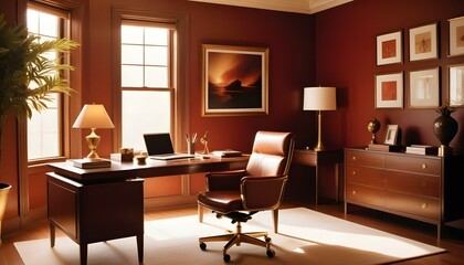 Photo interior modern design room 3d illustration