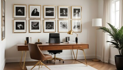 Fototapeta premium Photo interior modern design room 3d illustration