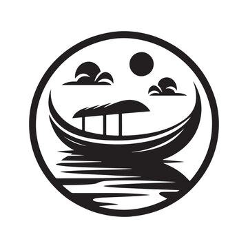 recommend clip art: Sampan Silhouette Vector Illustrations – Download High-Quality Graphics