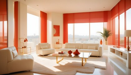 Photo interior modern design room 3d illustration