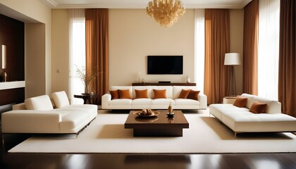 Photo interior modern design room 3d illustration