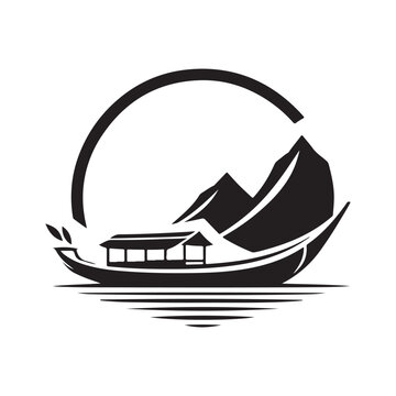 recommend clip art: Sampan Silhouette Vector Illustrations – Download High-Quality Graphics