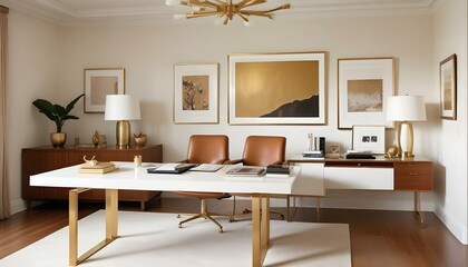 Photo interior modern design room 3d illustration