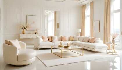 Photo interior modern design room 3d illustration