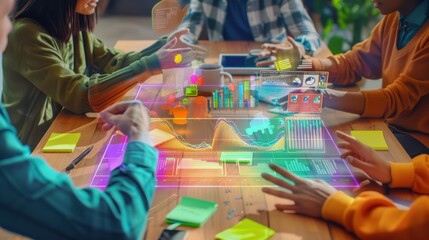 The Team Collaborating on Analytics