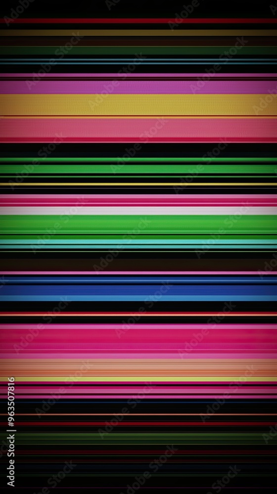Poster retro cctv and vhs effect multicolored noise and horizontal lines evoking vintage media nostalgia
