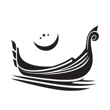 recommend clip art: Sampan Silhouette Vector Illustrations – Download High-Quality Graphics