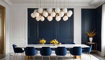 Photo interior modern design room 3d illustration
