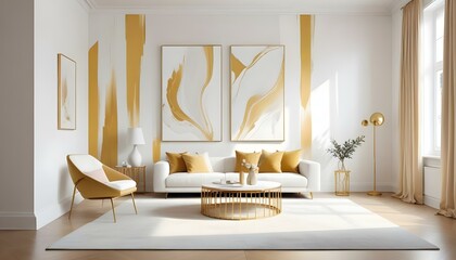 Photo interior modern design room 3d illustration