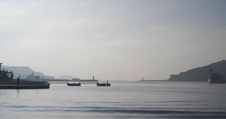 Obraz premium Faros del puerto de cartagena