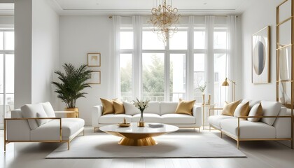 Photo interior modern design room 3d illustration