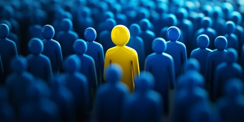 This image symbolizes the strategic process of selecting the best candidate from a diverse pool, emphasizing the uniqueness crucial for effective talent acquisition and recruitment in organizations