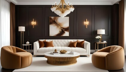 Photo interior modern design room 3d illustration