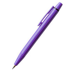 Purple pen isolated on a transparent background png file no background_1 png file