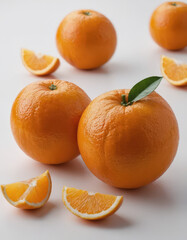 orange on a white background