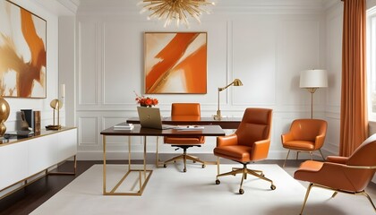 Photo interior modern design room 3d illustration