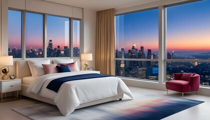Photo interior modern design room 3d illustration