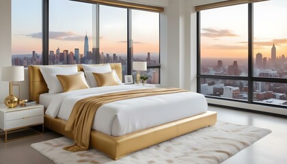 Photo interior modern design room 3d illustration