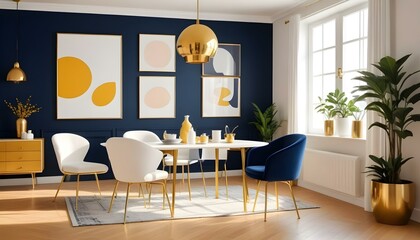 Photo interior modern design room 3d illustration