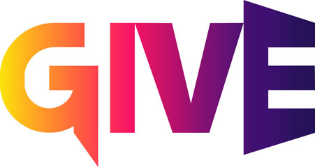 Give gradient text, gradient color text, Give vector 