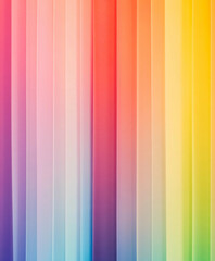 Obraz premium Rainbow horizontal stripes, each stripe a different pastel shade, soft and vibrant