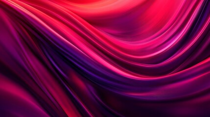 Obraz premium This captivating image showcases a vibrant gradient background with a dynamic blend of purple and red hues. The smooth, flowing lines create a sense of movement and energy, evoking feelings of passion