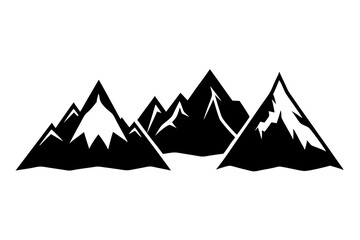 
Mountain silhouette, mountain range vector illustration, mountain Svg
