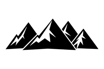 
Mountain silhouette, mountain range vector illustration, mountain Svg
