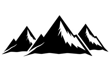 
Mountain silhouette, mountain range vector illustration, mountain Svg
