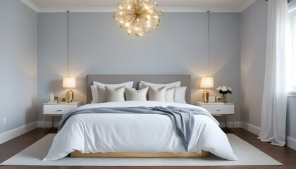 Photo interior modern design room 3d illustration