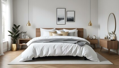 Photo interior modern design room 3d illustration