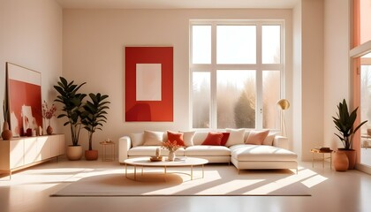 Photo interior modern design room 3d illustration