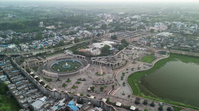 aerial view of Mahakaal Lok in Ujjain