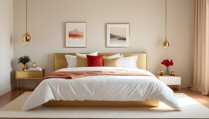 Photo interior modern design room 3d illustration