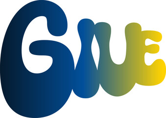 Give gradient text, gradient color text, Give vector 