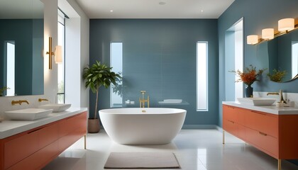 Photo interior modern design room 3d illustration