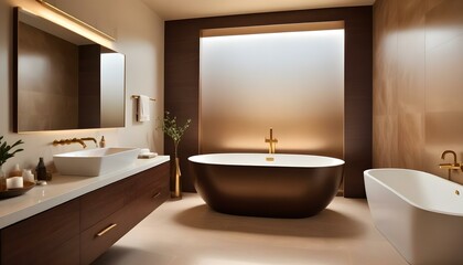 Photo interior modern design room 3d illustration