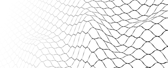 Mesh texture for fishing nets. Seamless pattern for sportswear or soccer goal, volleyball net, basketball hoop, hockey, athletics. Abstract net background for sports