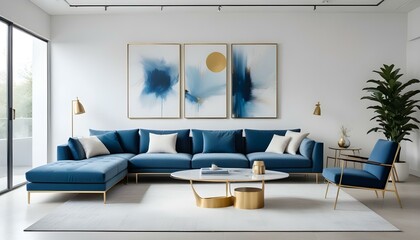 Photo interior modern design room 3d illustration