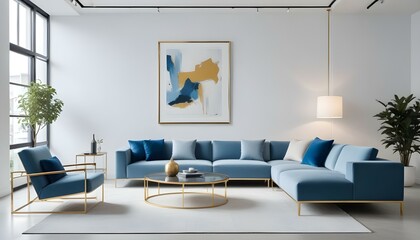 Photo interior modern design room 3d illustration
