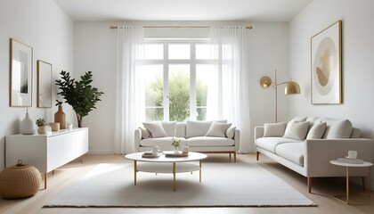 Fototapeta premium Photo interior modern design room 3d illustration