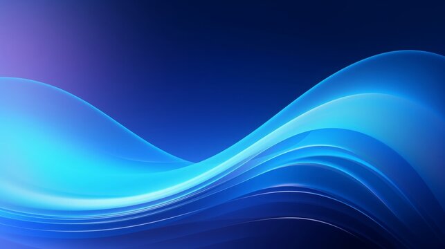 Fototapeta Abstract modern gradient neon soft light blue background with geometric circle wave pattern for Graphic Business hitech technology digital design illustration web template backdrop desktop wallpaper
