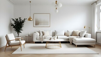 Photo interior modern design room 3d illustration